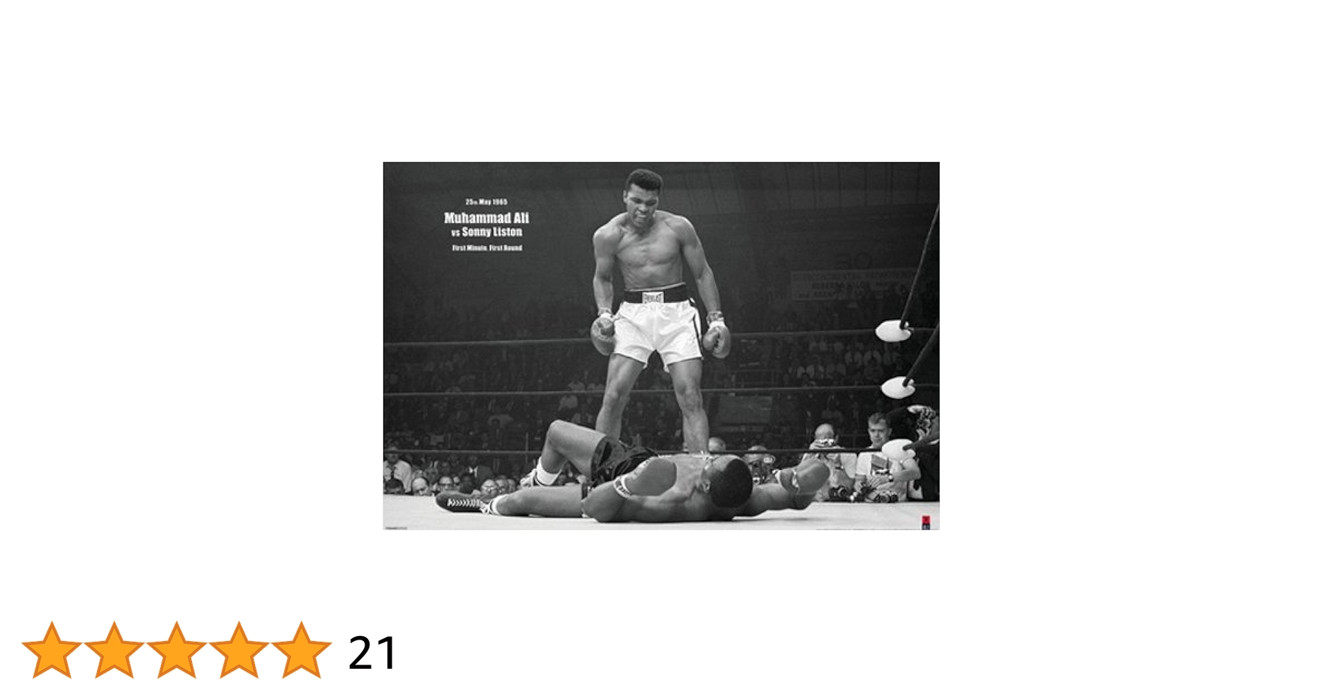 モハメドアリ vs ソニーリストン　大型 ポスター モハメドアリ vs ソニーリストン 大型 ポスター モハメド・アリ